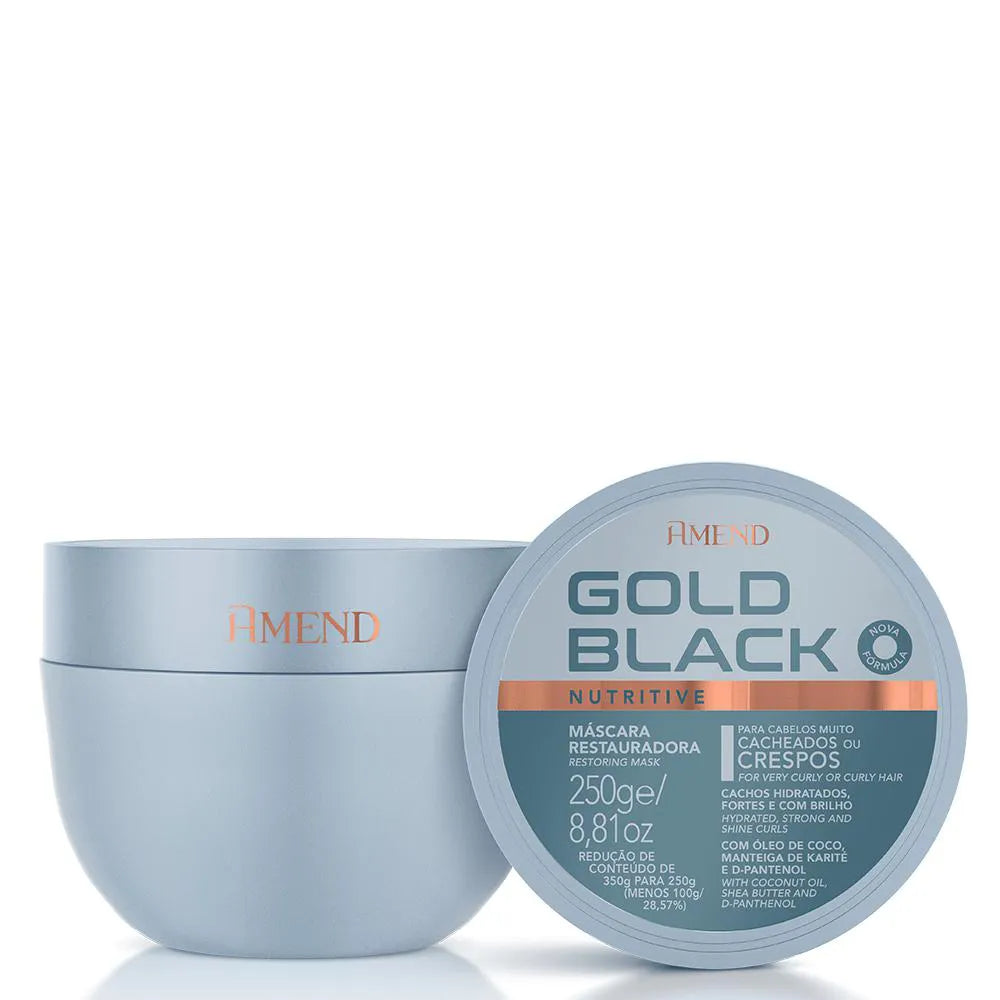 Máscara Gold Black Hidratação Nutritiva 250 g