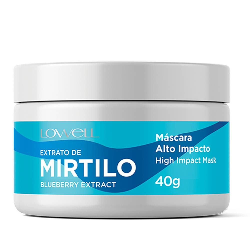 Máscara Lowell Alto Impacto Extrato de Mirtilo 240g