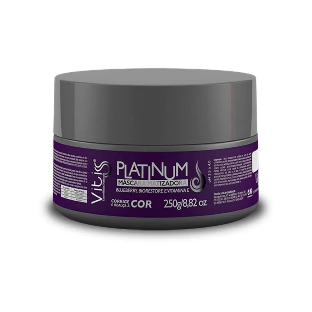 Máscara Vitiss Matizadora Platinum 250 g