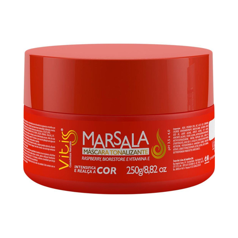 Máscara Vitiss Tonalizante Marsala 250 g
