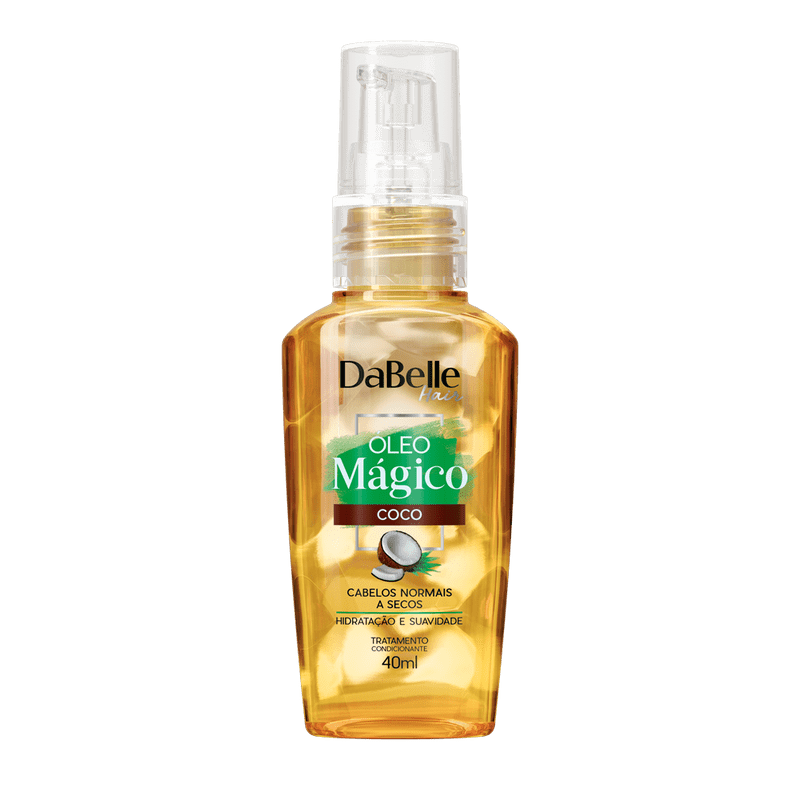 Óleo Capilar DaBelle Mágico Coco 40 ml