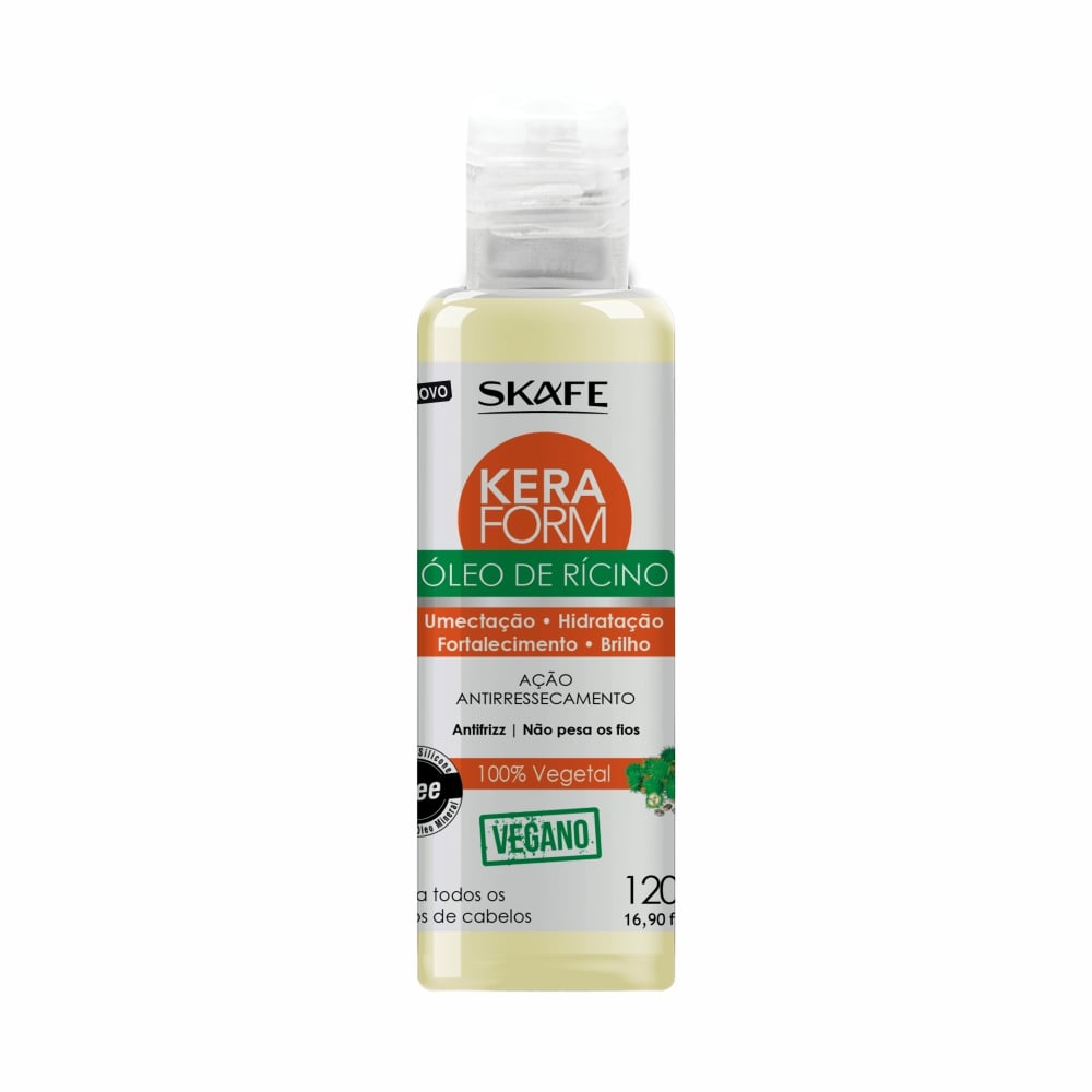 Óleo Capilar Skafe Keraform Rícino 120 ml