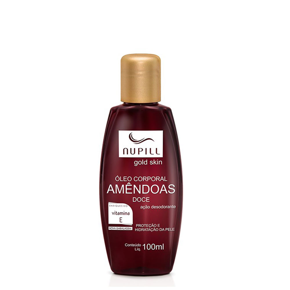 Óleo Corporal Nupill Amêndoas Doces e Vitamina E 100ml