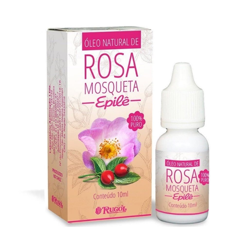 Óleo Corporal Rugol Epilê Rosa Mosqueta 10 ml