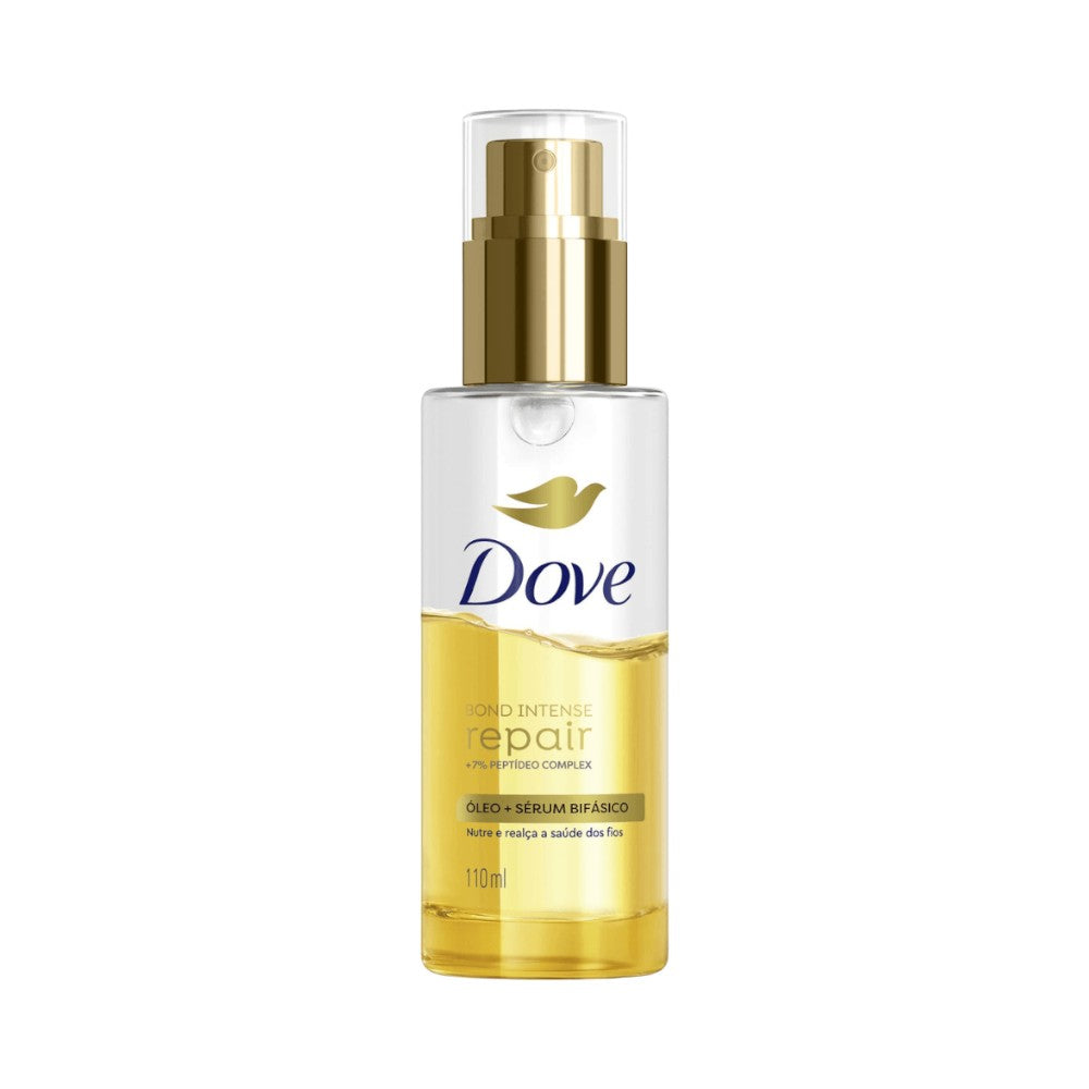 Óleo e Sérum Bifásico Dove Bond Intense Repair 7% Peptídeo Complex 110 ml