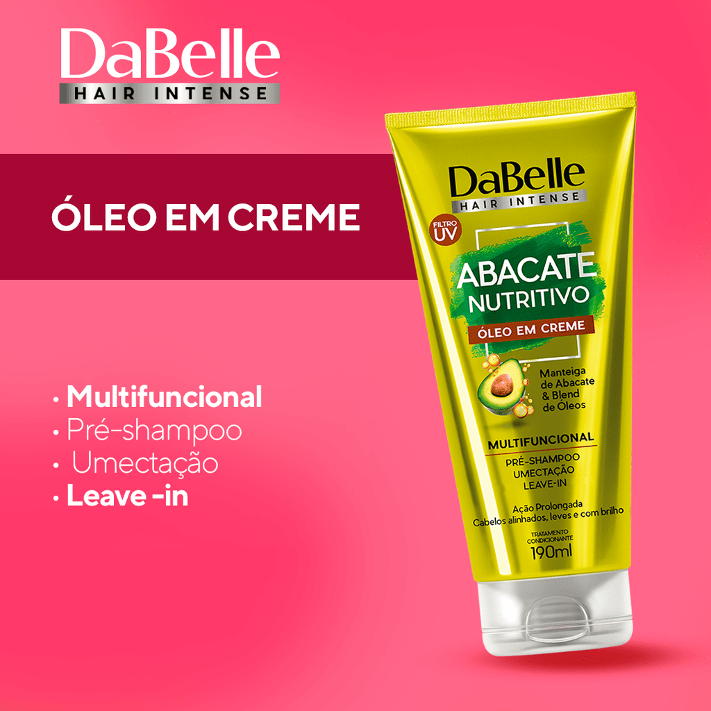 Óleo em Creme DaBelle Abacate Nutritivo 190ml