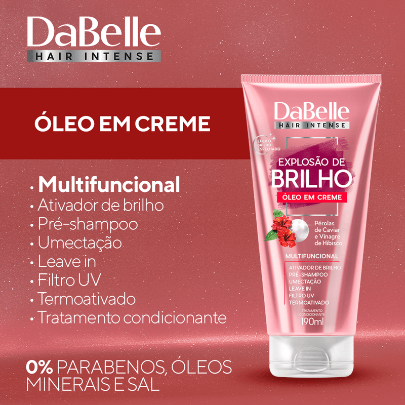 Óleo em Creme DaBelle Explosão de Brilho 190ml