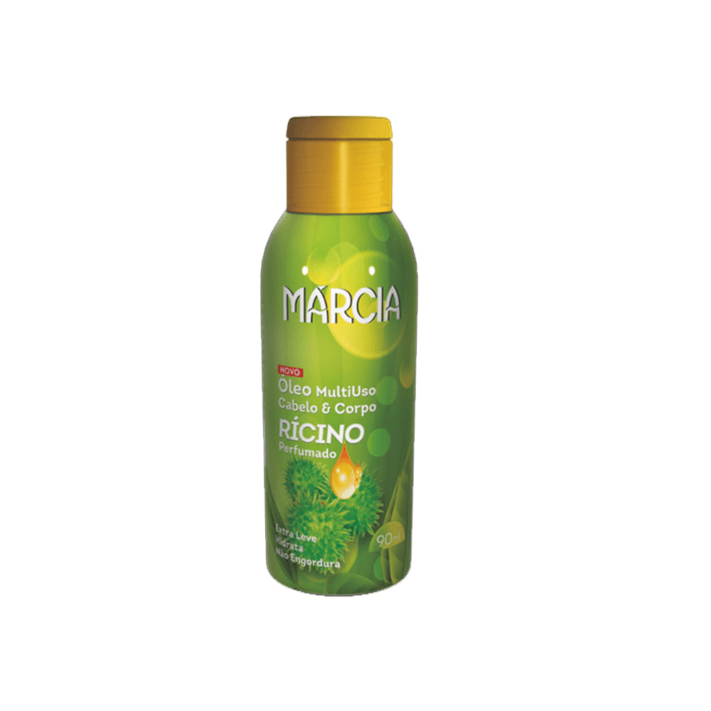 Óleo Márcia Multiuso Corpo e Cabelo Rícino 90 ml