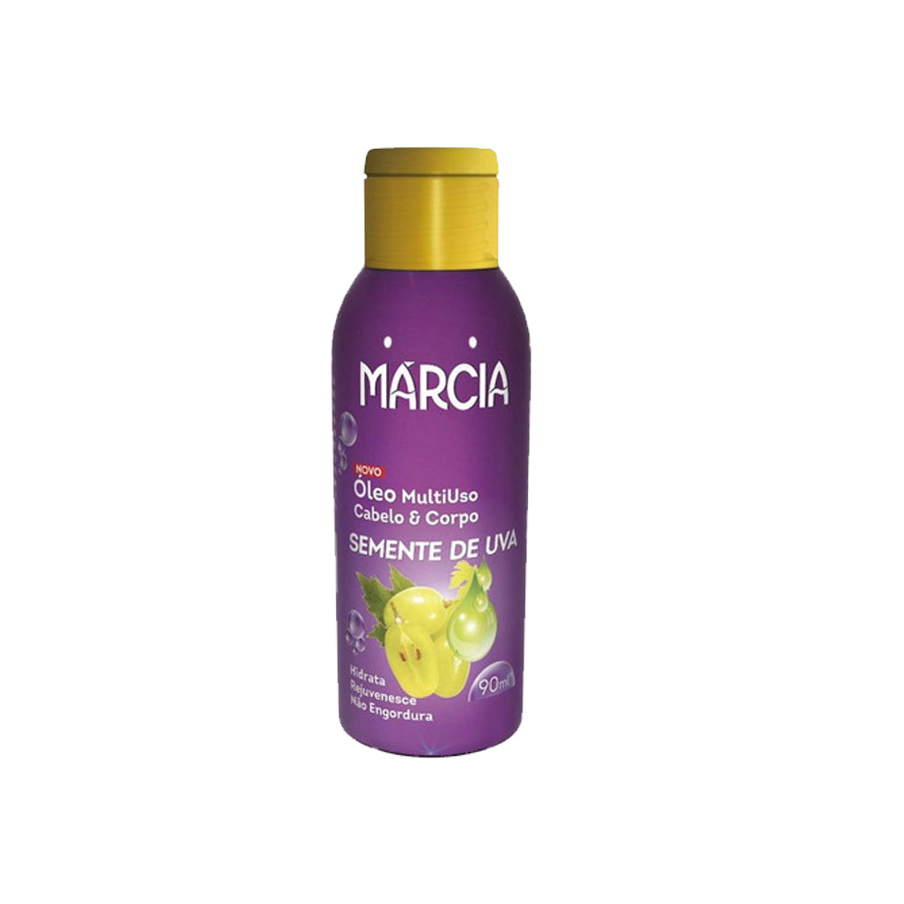 Óleo Márcia Multiuso Corpo e Cabelo Semente de Uva 90 ml