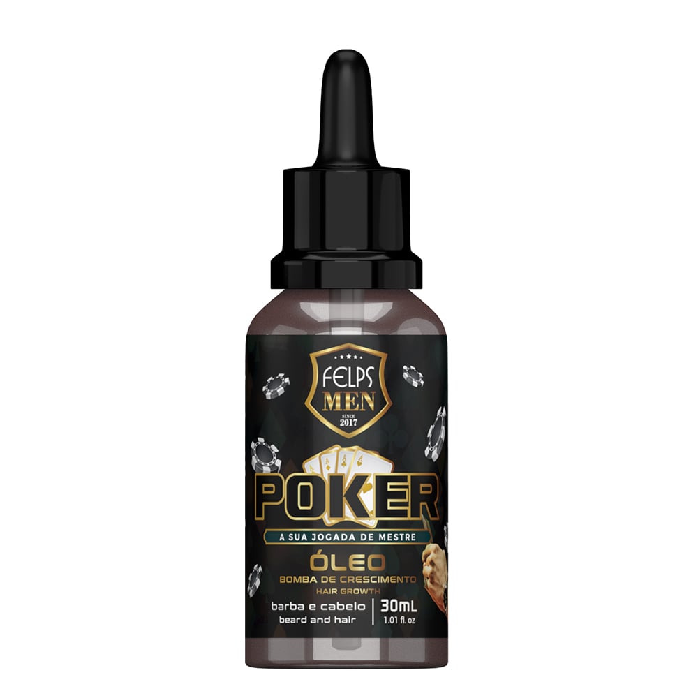 Óleo para Barba Felps Men Poker 30 ml