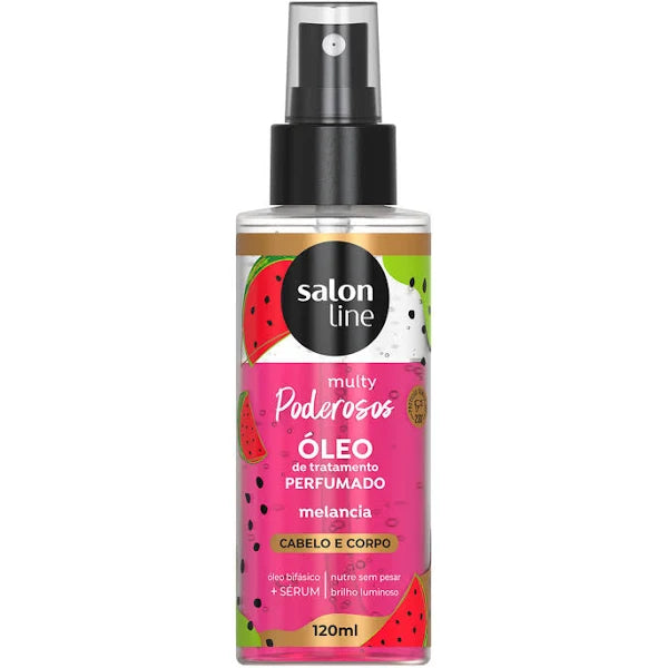 Óleo Perfumado Condicionador Salon Line Cachos dos Sonhos Melancia Multy Poderosos 120 ml