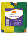 Pacote Prokits com 12 Pares de Separadores de Dedos