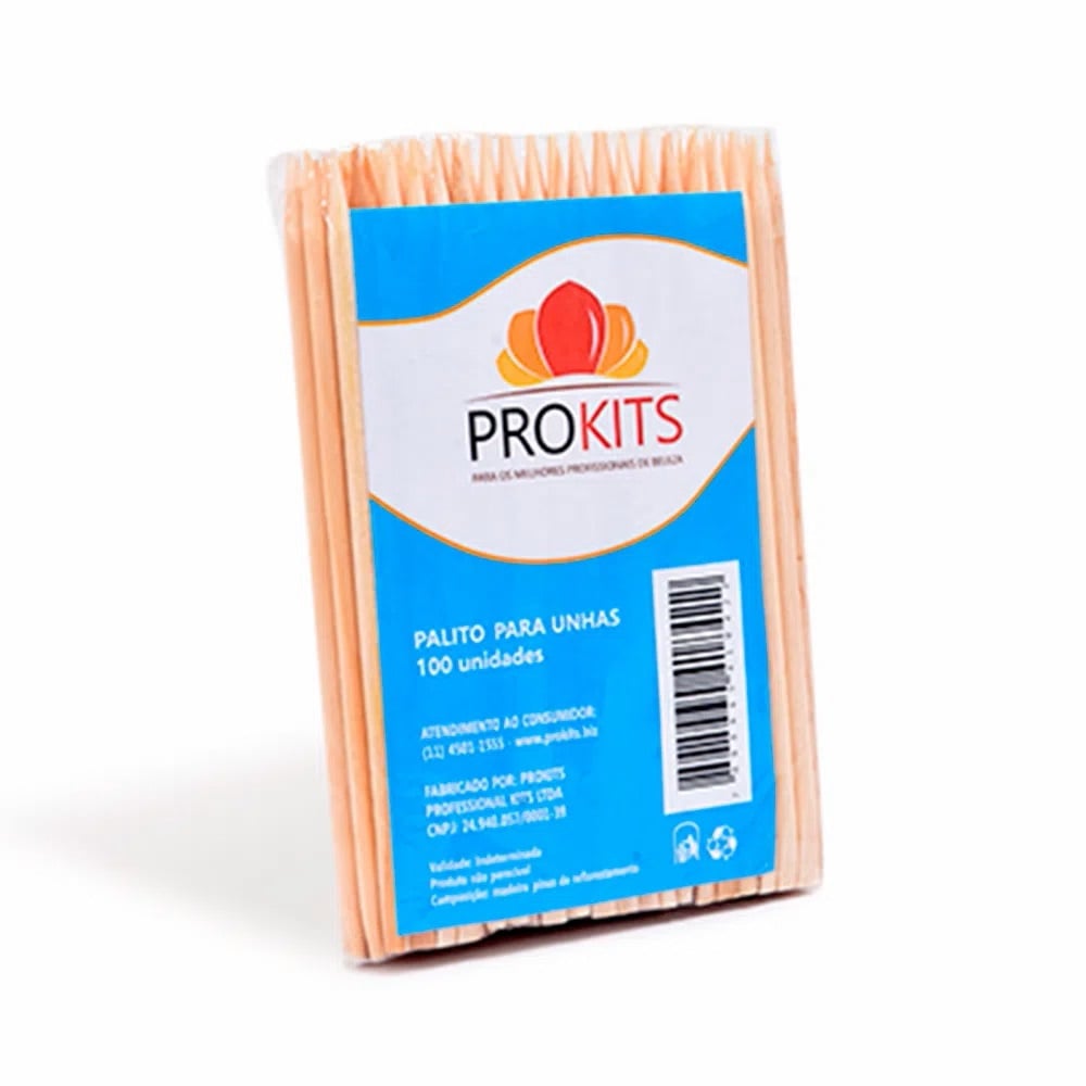 Palito de Bambu Prokits com 100 Unidades