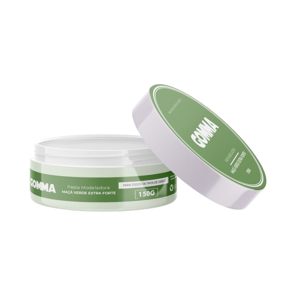 Pasta Modeladora Gomma Transparente 150 g Maçã Verde
