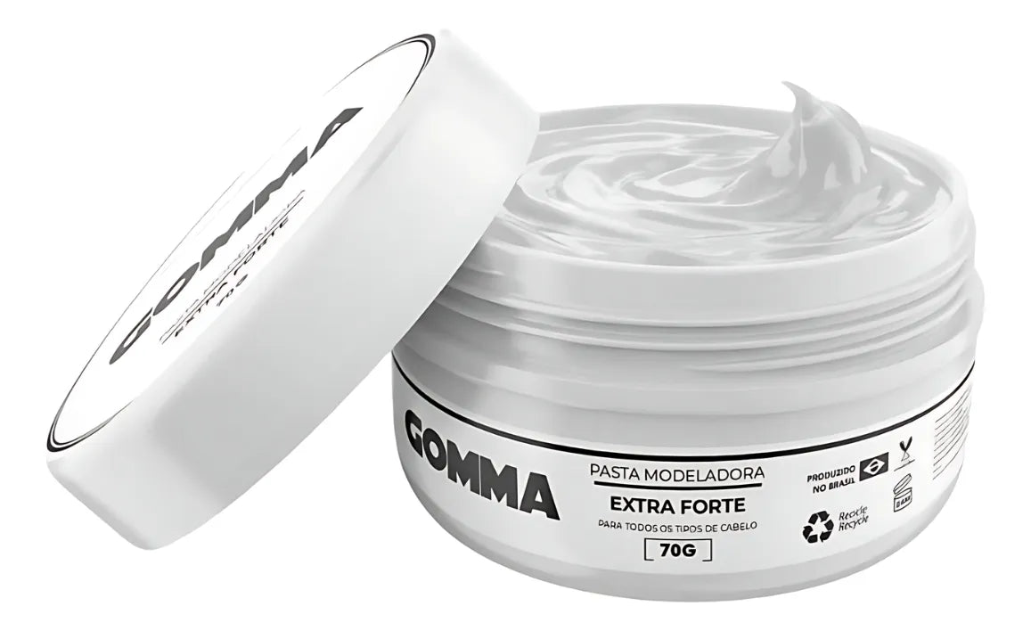 Pasta Modeladora Gomma Transparente 70 g Black