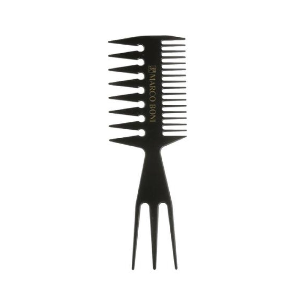 Pente Marco Boni Black Desembaraçante Multiuso Cabelos Afro Ref. 1598