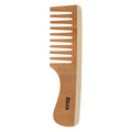 Pente de Madeira para Cabelo Ricca Dentes Largos Ref. 406