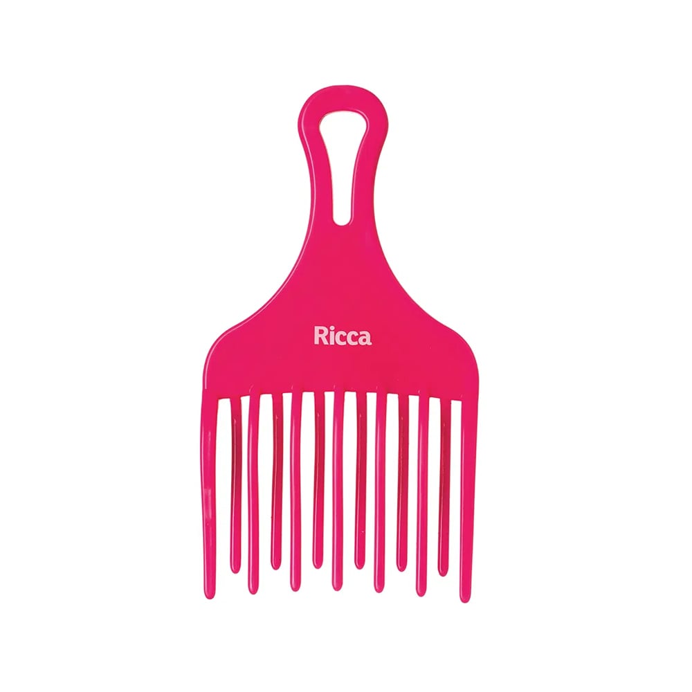 Pente Ricca Cachos & Ondas Pink Unidade