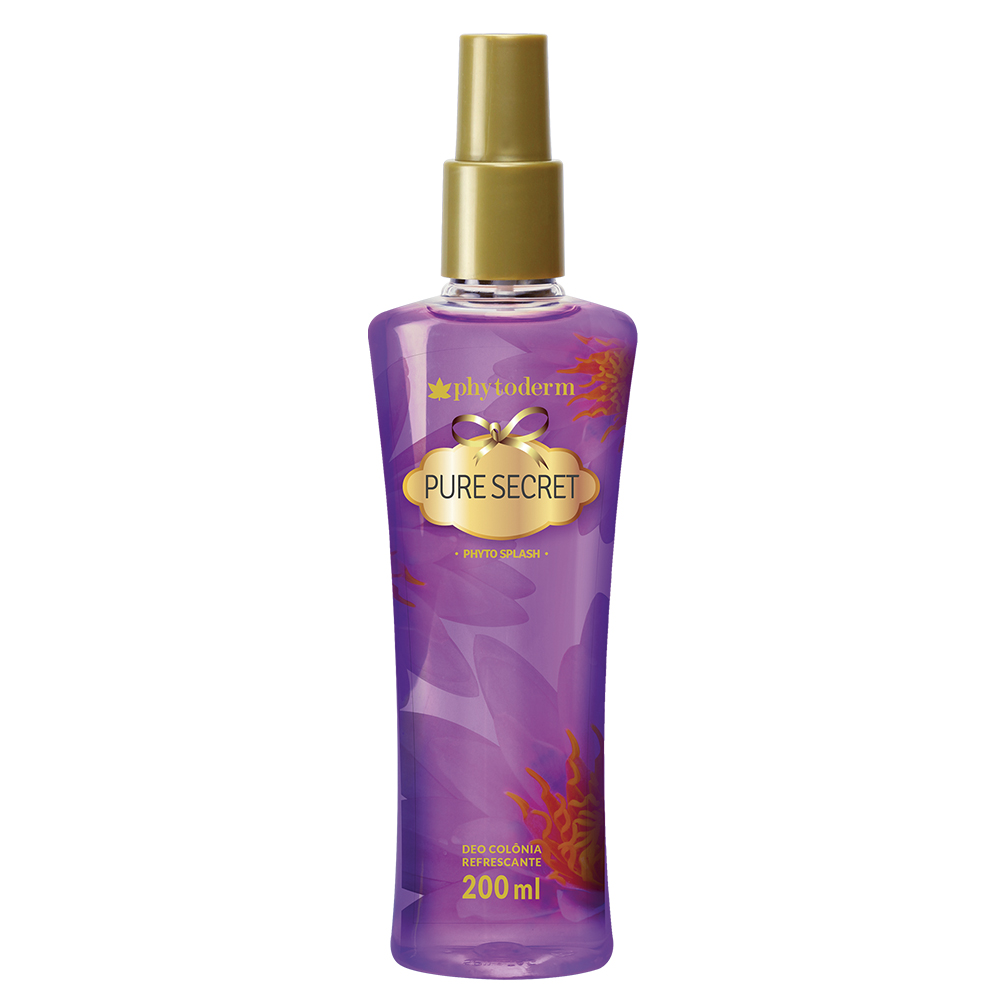 Perfume Feminino Deo Colônia Phyto Splash Phytoderm Pure Secret 200 ml