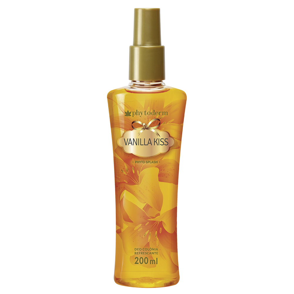 Perfume Feminino Deo Colônia Phyto Splash Phytoderm Vanilla Kiss 200 ml