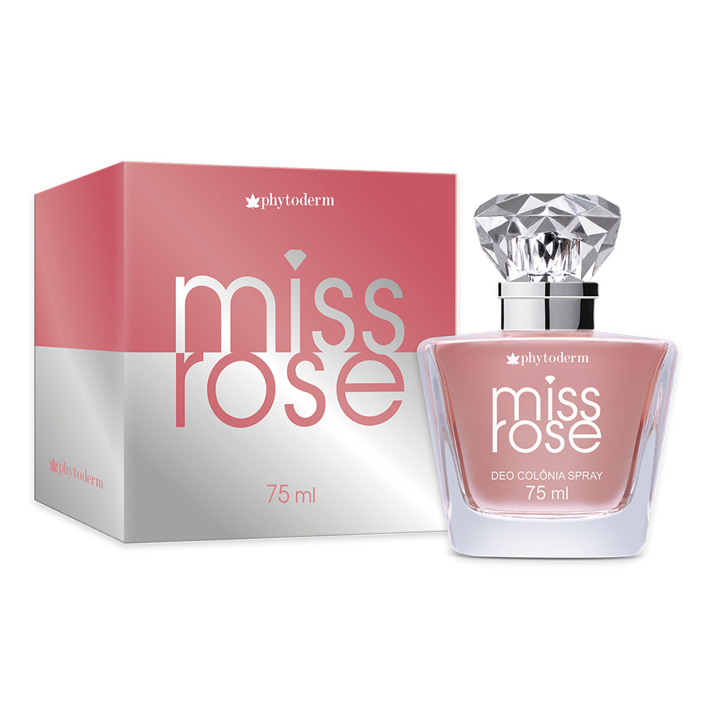 Perfume Feminino Deo Colônia Phytoderm Miss Rose 75 ml