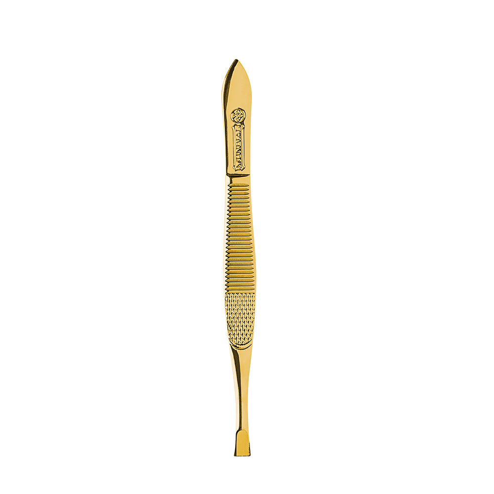 Pinça Mundial Gold Dourada Ponta Reta Ref. BC-384