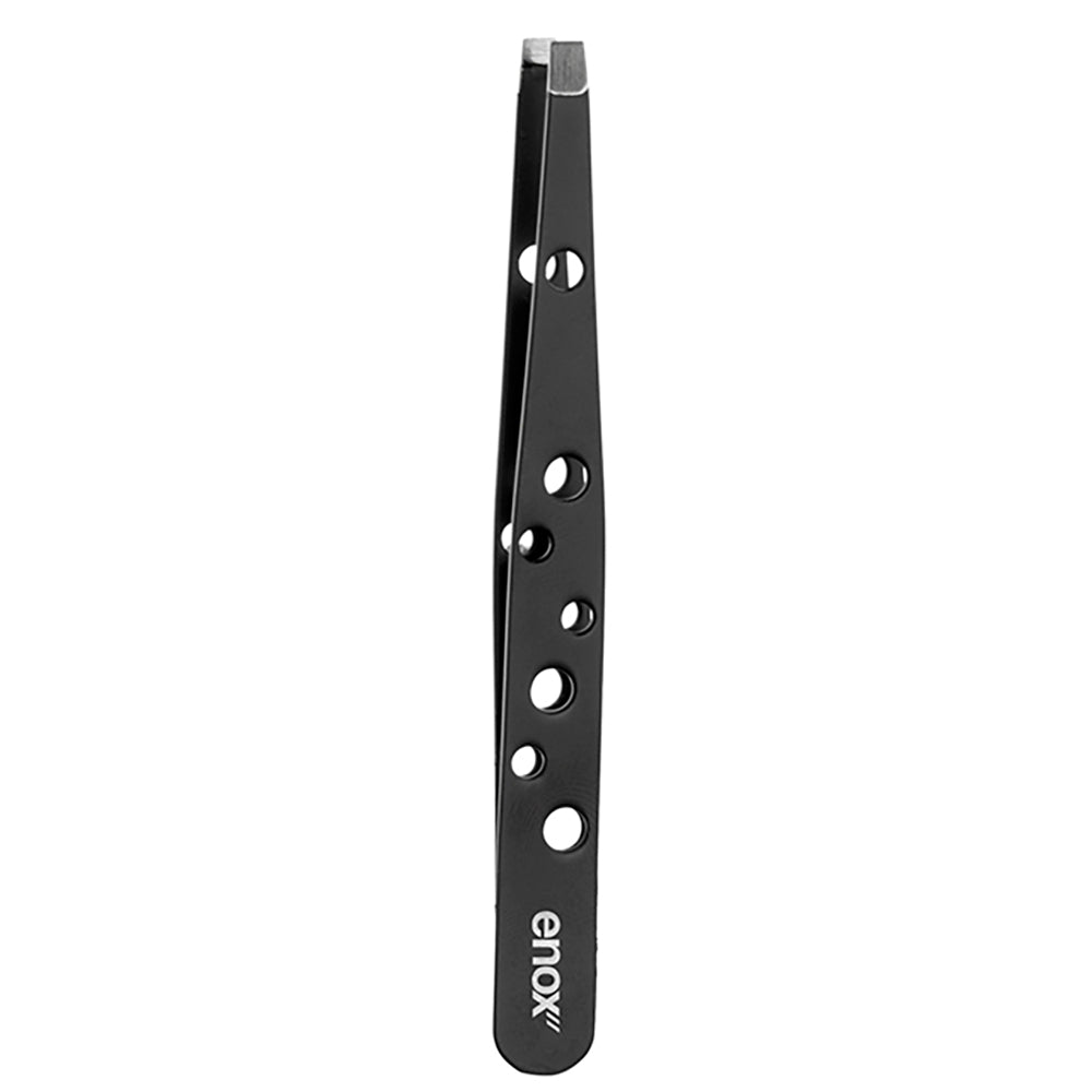 Pinça Profissional Enox Black Reta