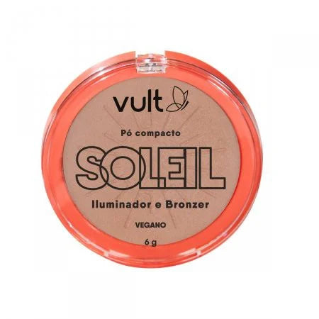 Pó Compacto Vult Soleil Bronze Iluminador e Bronzer 6 g