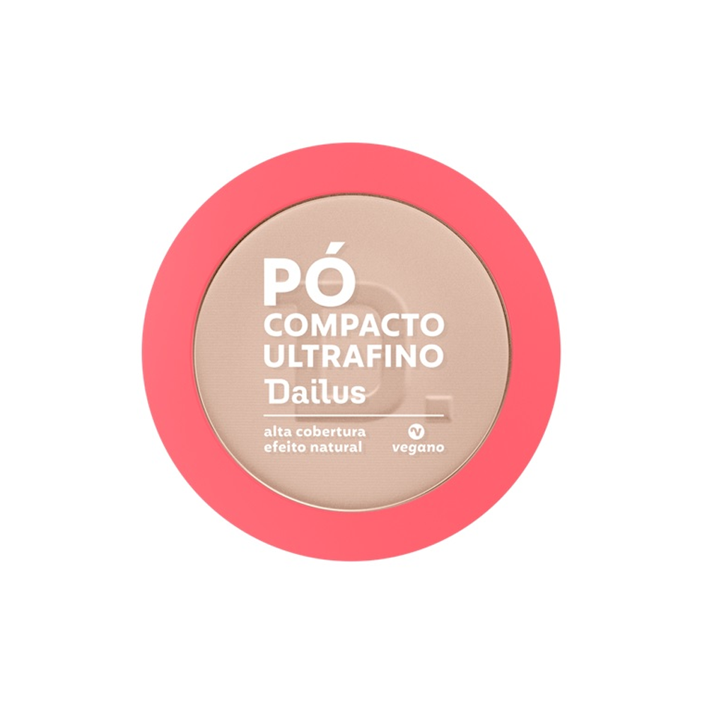 Pó Compacto Ultrafino Dailus D1 Claro 10 g