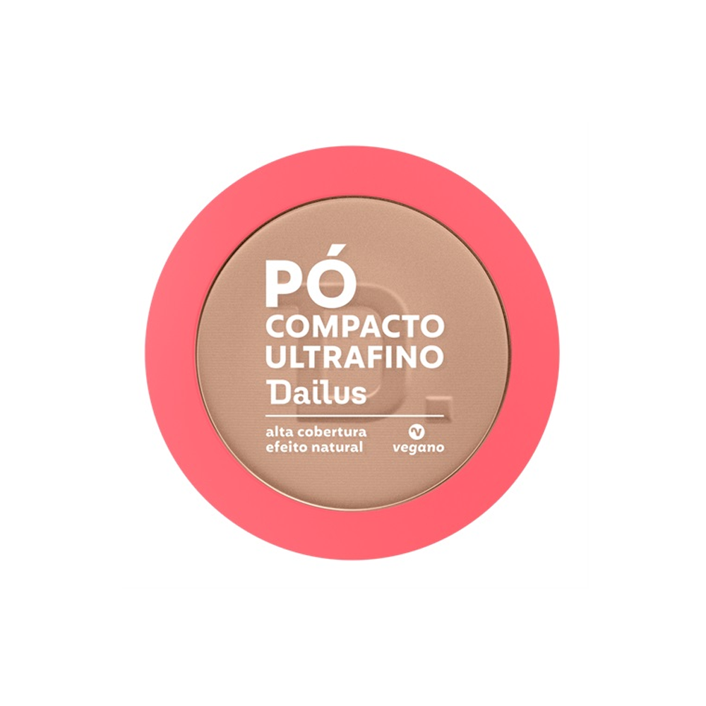Pó Compacto Ultrafino Dailus D4 Claro 10 g
