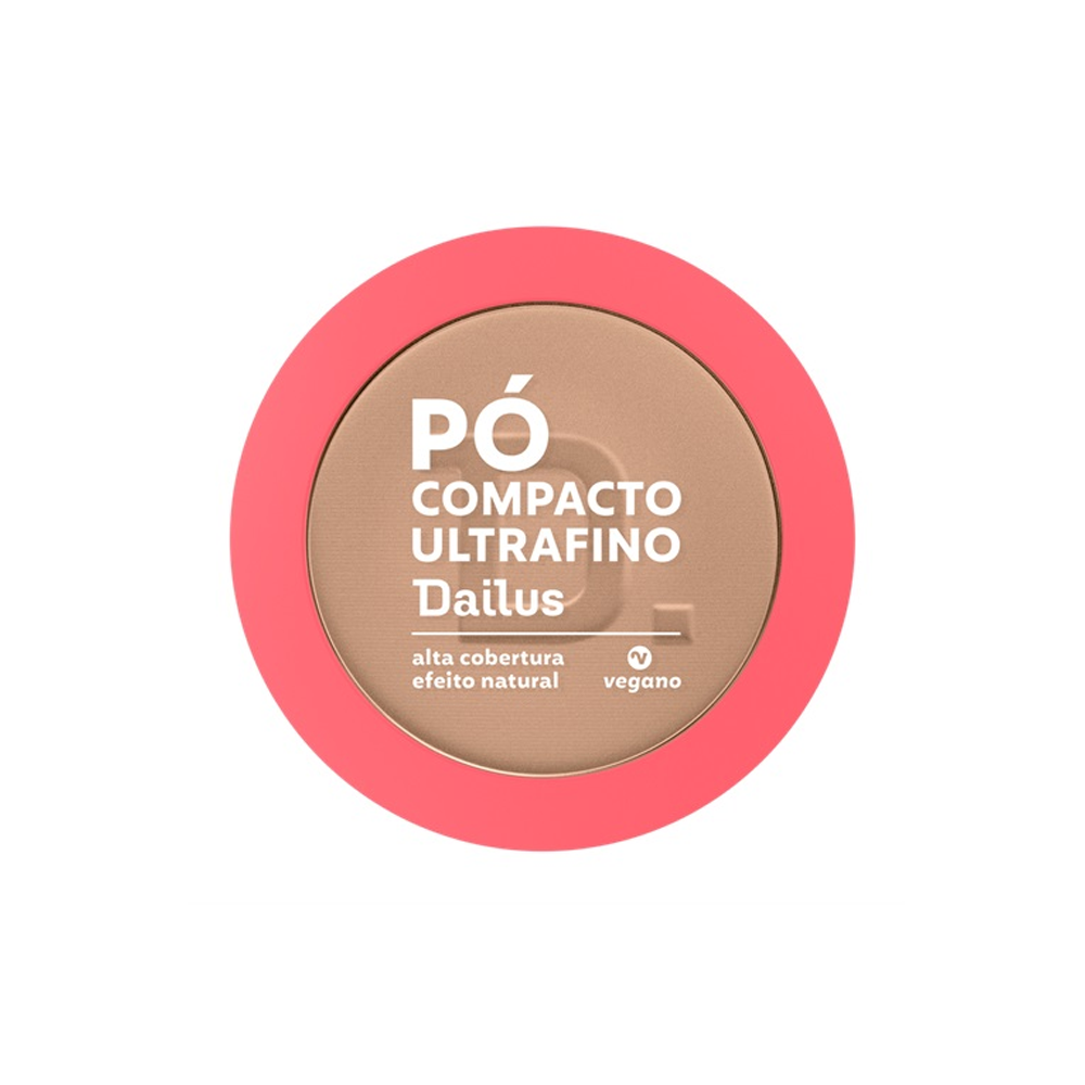 Pó Compacto Ultrafino Dailus D6 Médio 10 g