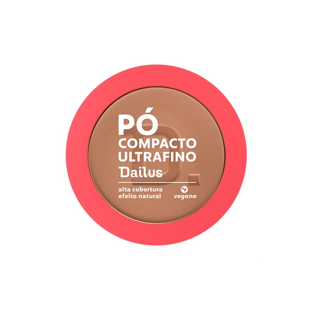 Pó Compacto Ultrafino Dailus D9 Escuro 10 g