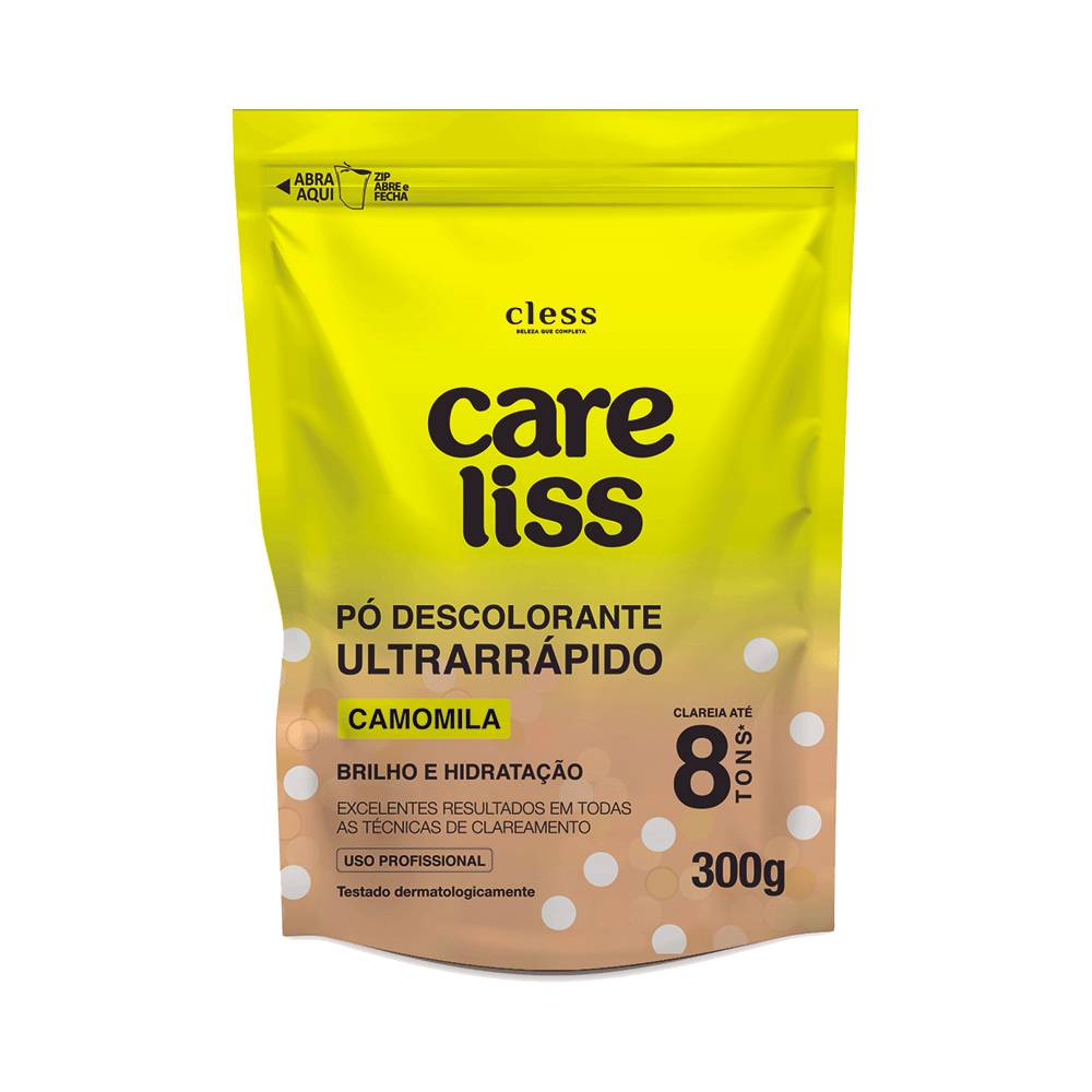Pó Descolorante Cless Care Liss Camomila 300 g