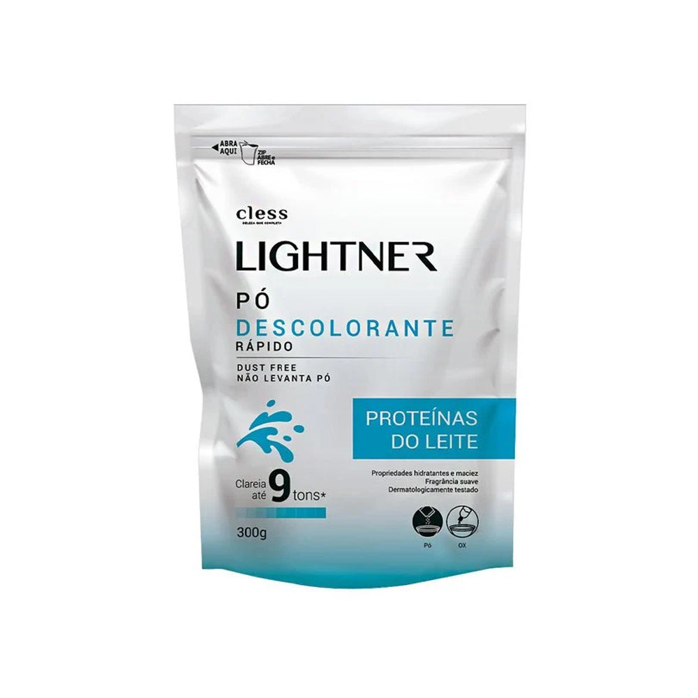 Pó Descolorante Cless Lightner Proteínas do Leite 300 g