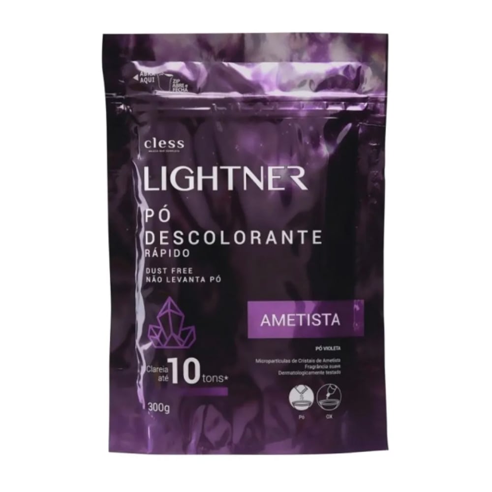 Pó Descolorante Lightner Refil Ametista 300g