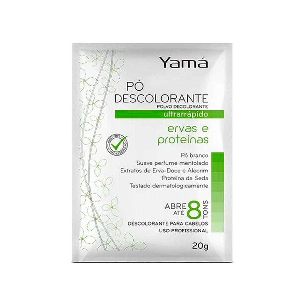 Pó Descolorante Yamá Ervas & Proteínas Dust Free 20 g