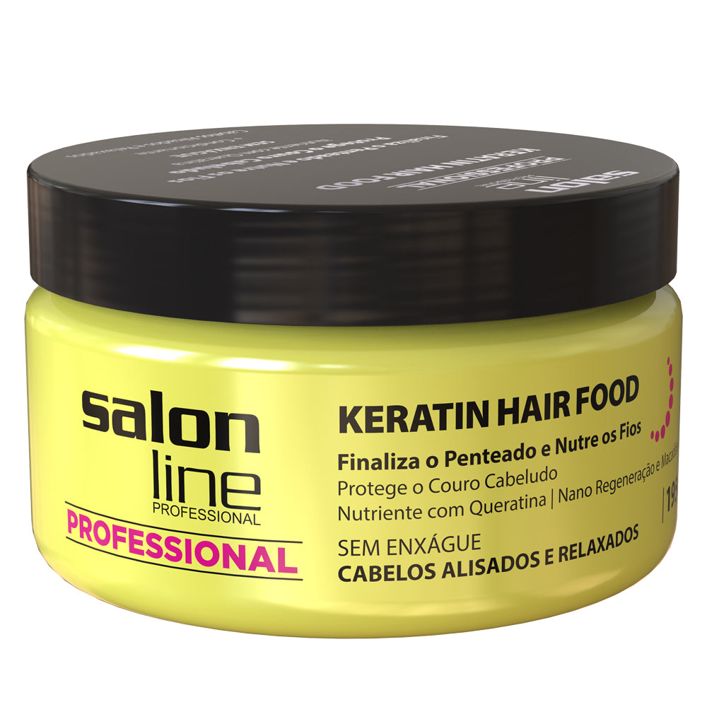 Pomada Profissional Salon Line Keratin Hair Food Nutrition 195gr