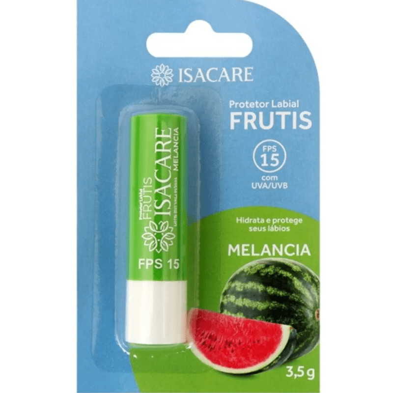Protetor Labial Isacare FPS 15 Melancia 3,5g