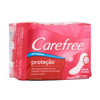 Protetor Diário Carefree Proteção Sem Perfume com 15 Unidades