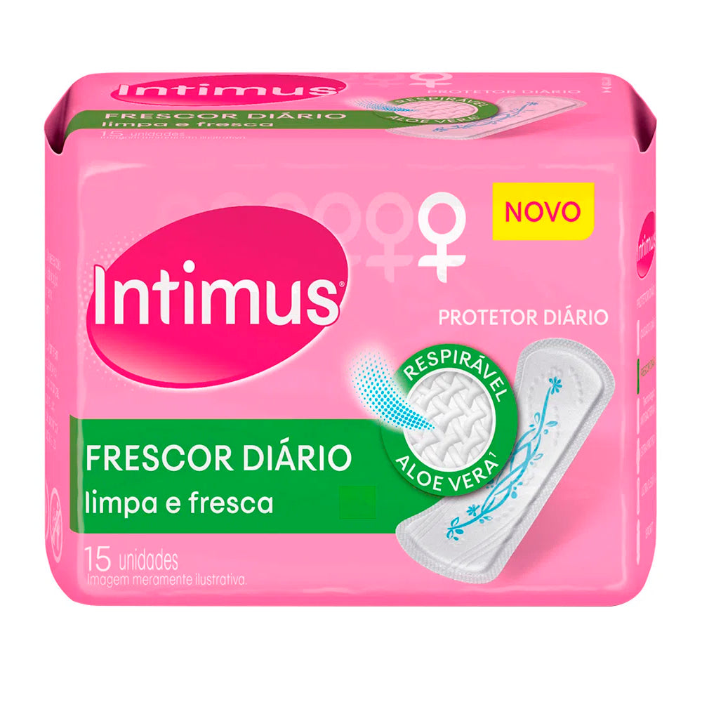 Protetor Diário Intimus Days com Perfume Sem Abas com 15 Unidades