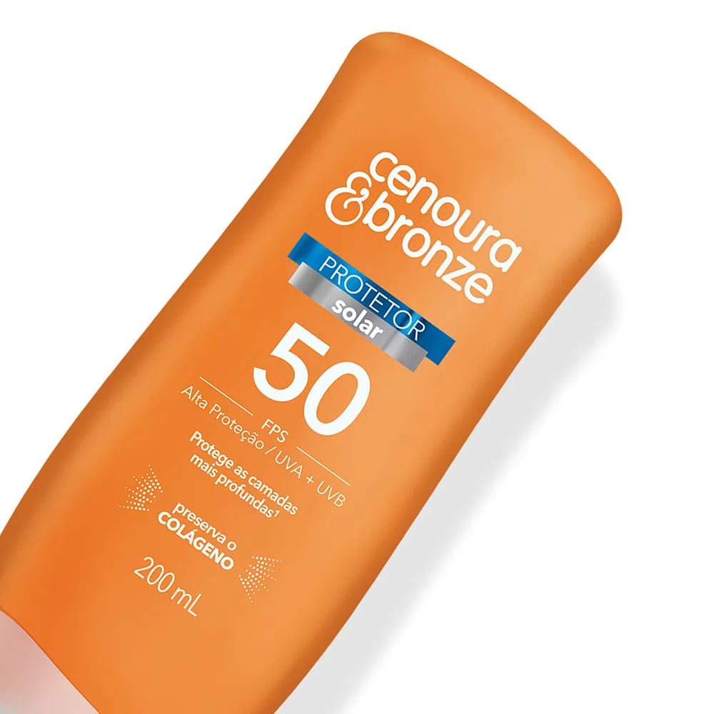 Protetor Solar Cenoura & Bronze FPS 50 200ml