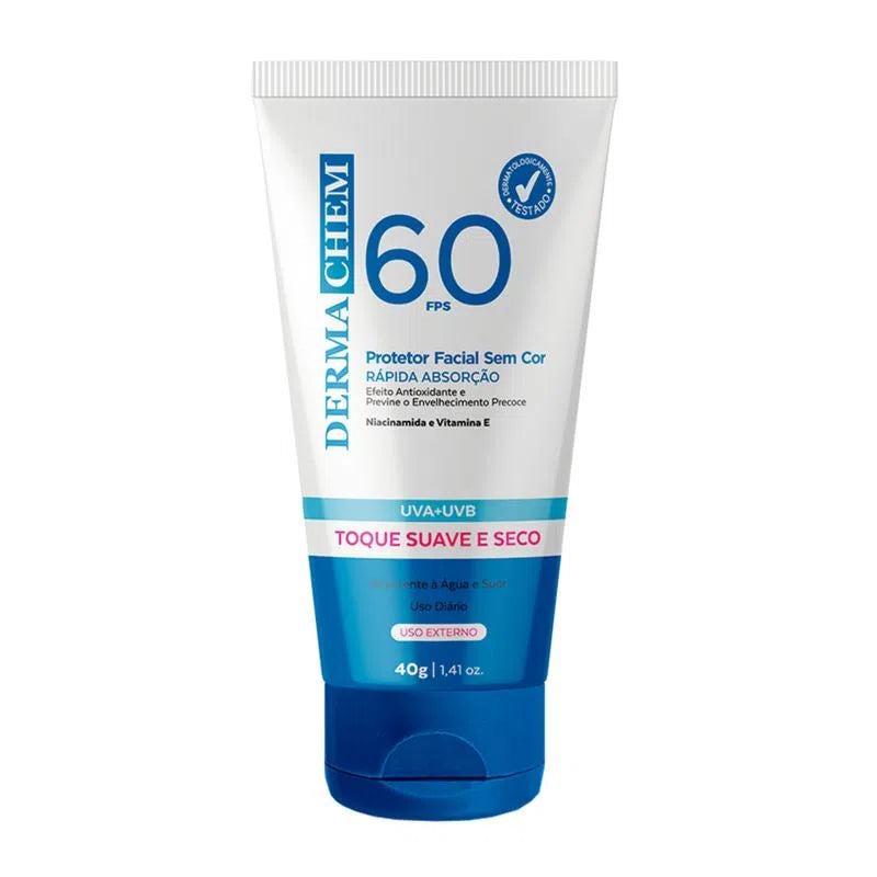 Protetor Solar Facial Dermachem FPS 60 40 g