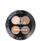 Quarteto para Sobrancelha Dailus 3 Sombras e 1 Iluminador