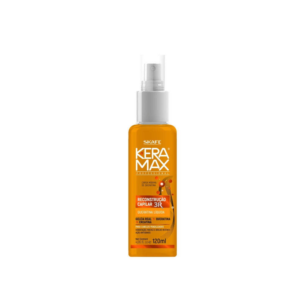 Queratina Líquida Skafe Keramax Reconstrução Capilar 3R 120ml