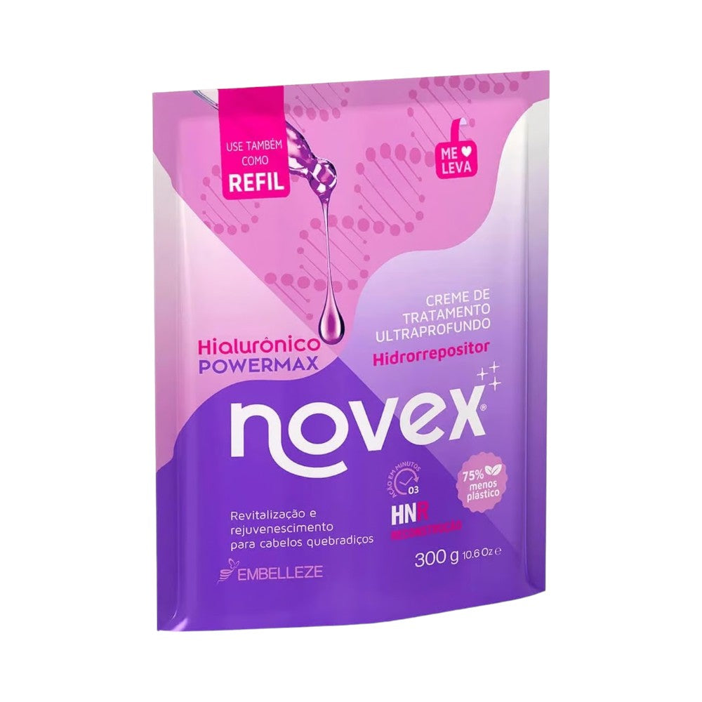 Refil de Creme de Tratamento Novex Hialurônico 300 g