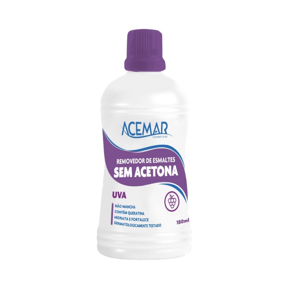 Removedor Acemar Sem Acetona Uva 90 ml