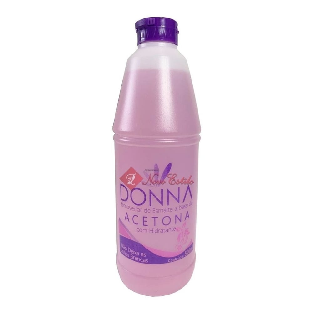Removedor de Esmalte Donna à Base de Acetona 500 ml