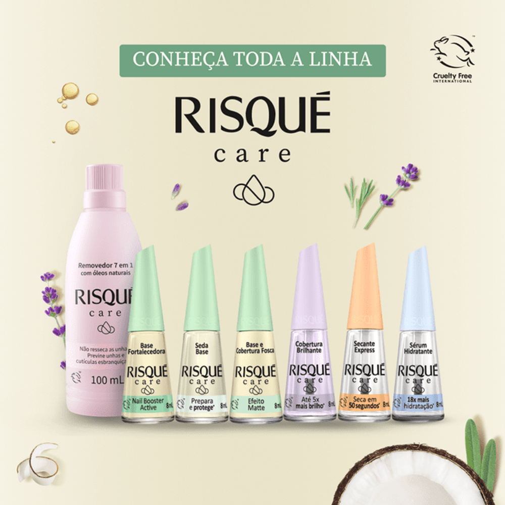Removedor de Esmalte Risqué Technology 100 ml