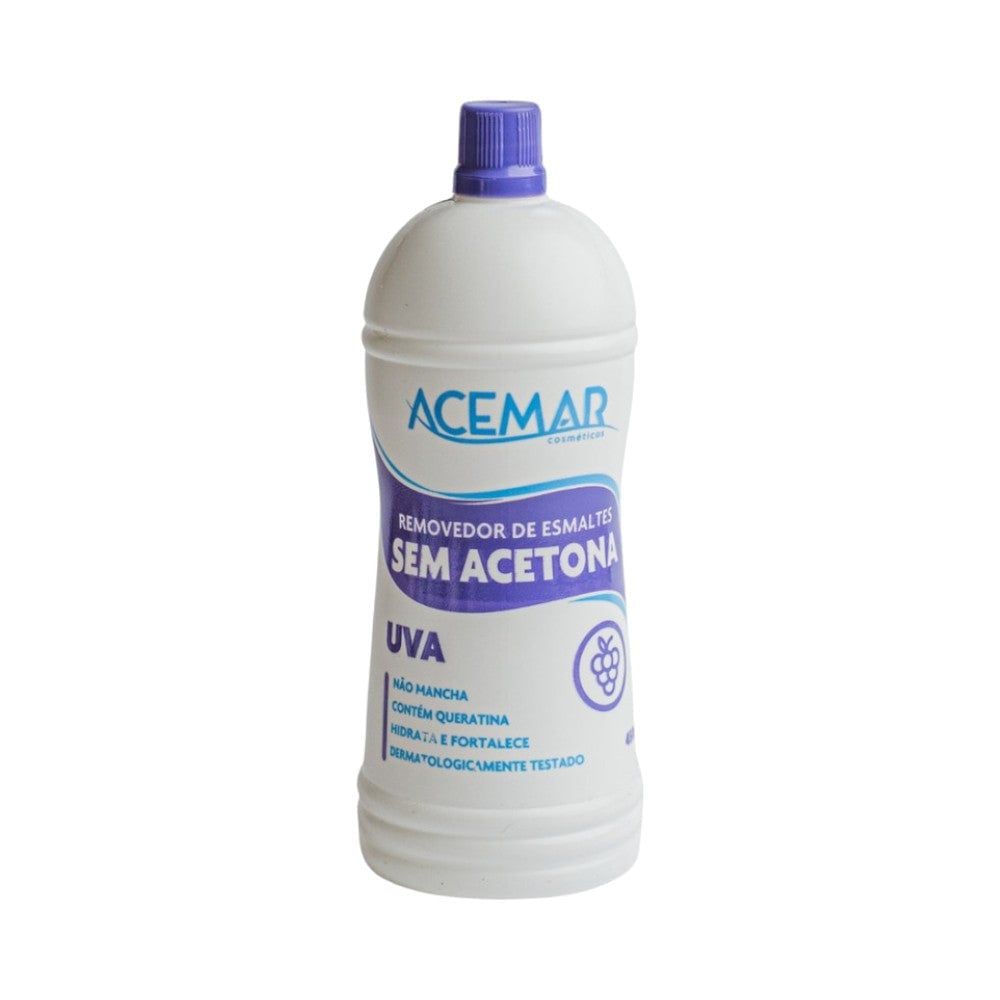 Removedor Sem Acetona Acemar Uva 450 ml