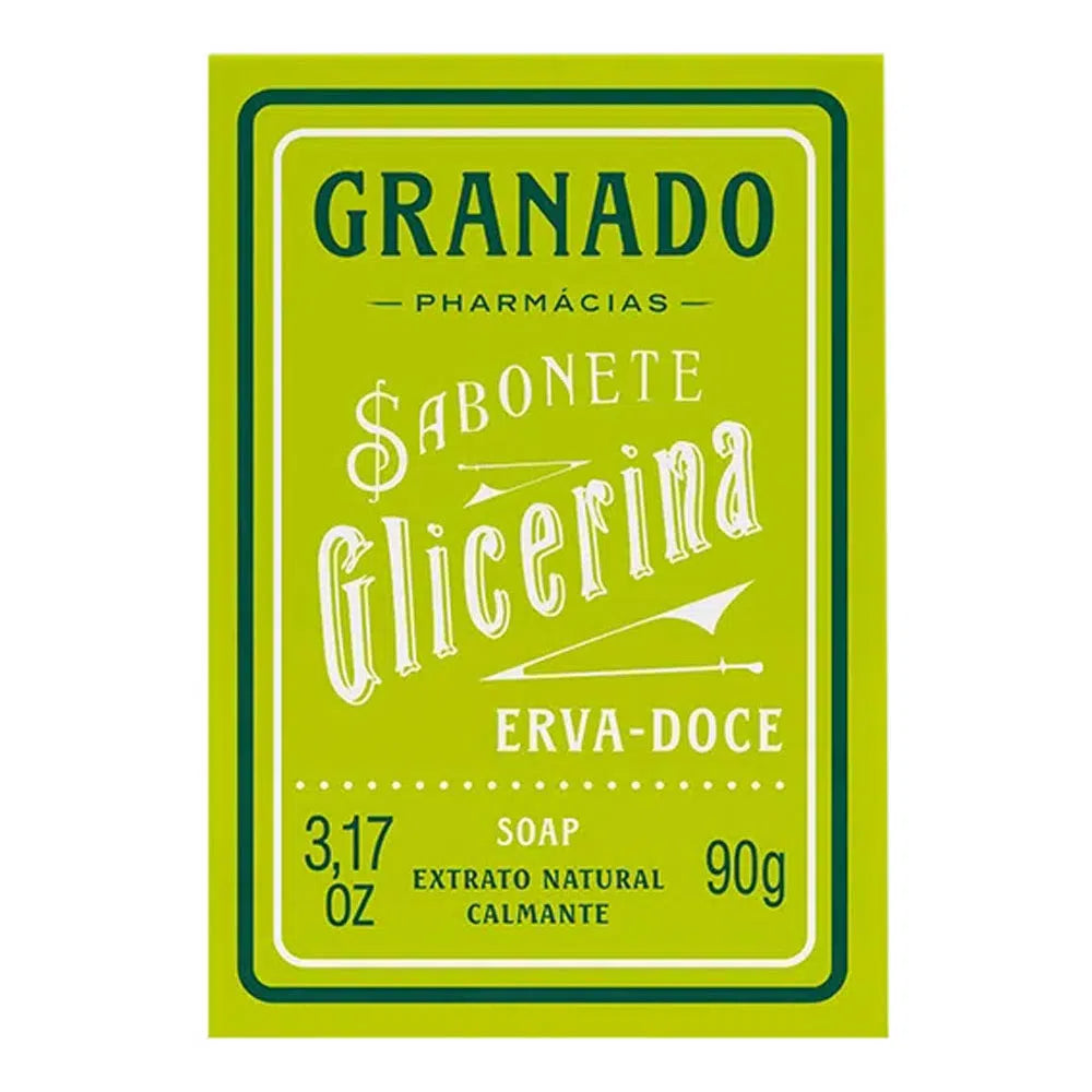 Sabonete Granado Glicerina Erva-Doce em Barra 90 g